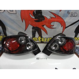 Farois / Farolins Peugeot 206 fundo Preto