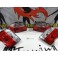 Faróis / farolins traseiros Honda Civic 92-95 3 portas Vermelho Cristal