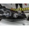Faróis frontais angel eyes Peugeot 206 96-07 fundo preto
