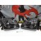 Faróis frontais Honda crx del sol 92-97 JDM Fundo preto
