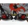 Faróis / Farolins traseiros tipo lexus Peugeot 206 CC 1998-2008 Fundo Preto 