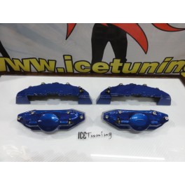 Kit 4 capas de travao universal com tinta de alta temperatura Foliatec Azul BMW M performance met&aacute;lico Brilhante
