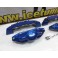 Kit 4 capas de travao Brembo com tinta de alta temperatura Foliatec Cinza Prata Metalico Marina Bay Brilhante