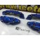 Kit 4 capas de travao Brembo com tinta de alta temperatura Foliatec Cinza Prata Metalico Marina Bay Brilhante