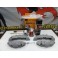 Capas Brembo + Tinta alta temperatura Foliatec Cinza prata marina bay Brilhante