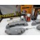 Capas Brembo + Tinta alta temperatura Foliatec Cinza prata marina bay Brilhante