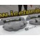 Kit 4 capas de travao Brembo com tinta de alta temperatura Foliatec Cinza "Circuit grey" brilhante)