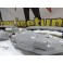 Kit 4 capas de travao Brembo com tinta de alta temperatura Foliatec Cinza Prata Metalico Marina Bay Brilhante