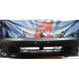 Para-choques sem frisos honda civic 96-98 EK9 look + Lip / spoiler frontal TYPE R style em pl&aacute;stico