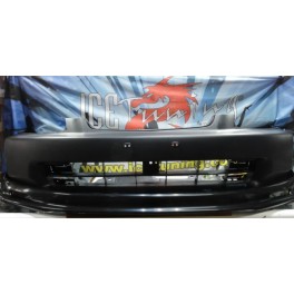 Para-choques sem frisos honda civic 96-98 EK9 look + Lip / spoiler frontal mugen style em pl&aacute;stico ABS