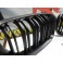 Grelha frontal BMW F20 / F21 LCI +15 M2 look / dupla lamina preto piano brilhante