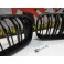 Grelha frontal BMW F20 / F21 LCI +15 M2 look / dupla lamina preto piano brilhante