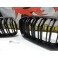 Grelha frontal BMW F20 / F21 LCI +15 M2 look / dupla lamina preto piano brilhante
