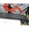 Difusor traseiro para Para-choques traseiro em fibra VW Golf 4, IV R-line LOOK C/2 saídas de escape