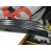 Difusor traseiro para Para-choques traseiro em fibra VW Golf 4, IV R-line LOOK C/2 saídas de escape