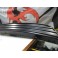 Difusor traseiro para Para-choques traseiro em fibra VW Golf 4, IV R-line LOOK C/2 saídas de escape