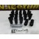 Porcas / Lug Nuts em preto com 32x20mm 14x1.50 Ideal para Tesla e Honda Conjunto 20 Unidades + Chave