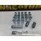 Porcas / Lug Nuts em preto com 32x20mm 14x1.50 Ideal para Tesla e Honda Conjunto 20 Unidades + Chave