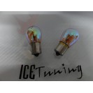 Lampadas de pisca 12v 21w DIADEM / Azure Vision Polo centrado BA15S Rainbow Effect orange