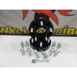 Espa&ccedil;adores Japan Racing 30MM para Audi, BMW, Chrysler, Mercedes, Mini, Ssang Young, VW 5x112 BC 66.6