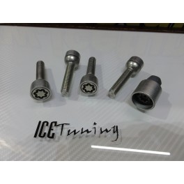 Pernos de seguran&ccedil;a boleado para espa&ccedil;adores ate 20mm 12 x 1,25 