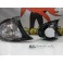 Pisca frontal bmw e46 4p 01-05 fundo preto/smoke 