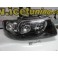 Farois frontais Audi A3 8L 01-03 fundo preto