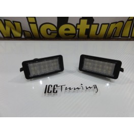 Suporte De Lampada De Matricula Com Led Branco Para Seat Alhambra, Ibiza 6J 5 portas 2008-2012