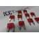 Kit 10 Fusíveis 10 AMPERES MINI-ATC