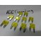 Kit 10 Fusíveis 20 AMPERES MINI-ATC