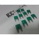Kit 10 Fusíveis 30 AMPERES MINI-ATC