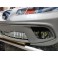 Para-choques frontal Seat ibiza 6L aerodinâmico em fibra com rede inferior em favo de mel