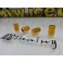 Valvulas de ar universais para jantes em aluminio de cor Dourado light