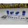 Valvulas de ar universais para jantes em aluminio de cor Azul 