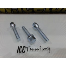 Pernos conicos para espa&ccedil;adores ate 30mm 12 x 1,50 com 60mm de rosca
