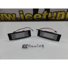 Suporte de lampada de matricula com led branco para BMW E81, E87, F20, E63, E64, F12, F13, F06, 