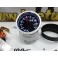 Manómetro da Voltagem 8-18 V Fundo Preto / smoke c/iluminaçao led branco Depo Racing Japan 52mm de diametro
