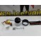 Manómetro conta-rotações para veículos a gasolina 0-10000rpm Fundo Preto / smoke c/iluminação led branco Depo Racing Japan