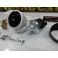 Manómetro da Pressão do combustível 1-6 bar bar Fundo Preto / smoke c/iluminaçao led branco Depo Racing Japan 52mm de diametro
