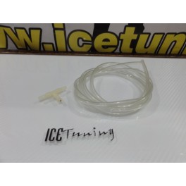 Kit de Tubo 2M + uniao em T com redutor Para Manometro Da Pressao Do Turbo Ou Vacuo
