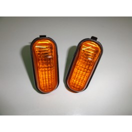 Pisca / farois / farolins laterais honda civic, crx, crx del sol, logo, s2000 fundo laranja