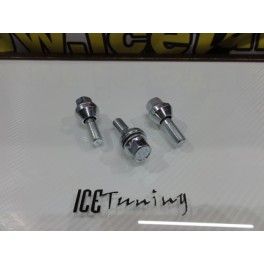 Pernos exc&ecirc;ntricos c&oacute;nicos cinza prata 12 x 1,50