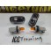 Pisca / farois / farolins laterais honda civic, crx, crx del sol, logo, s2000 fundo smoke