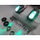 Esguicho / borrifador de agua para capo cromado c/iluminaçao led verde