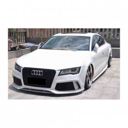 Kit completo Audi A7 RS7 11-15 Look em pl&aacute;stico Para-choques frontal + lip frontal + difusor traseiro + ponteiras + embaladeiras