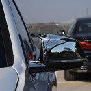 Capas, carcaça de espelhos M4 look em preto piano brilhante BMW X7 G07 em plastico