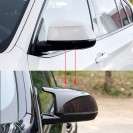 Capas, carcaça de espelhos M4 look em preto piano brilhante BMW X4 F26 em plástico
