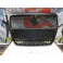 Grelha frontal Audi A6 C6 04-08 RS LOOK preto mate com suporte para símbolo