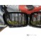 Grelha frontal BMW E81 / E82 / E87 / E88 LCI 07-11 M4 look / dupla lamina