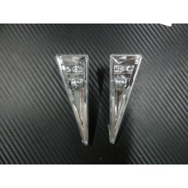 Piscas laterais / far&oacute;is / farolins para Renault Megane +02, Grand Scenic, Espace, Avantime fundo cristal